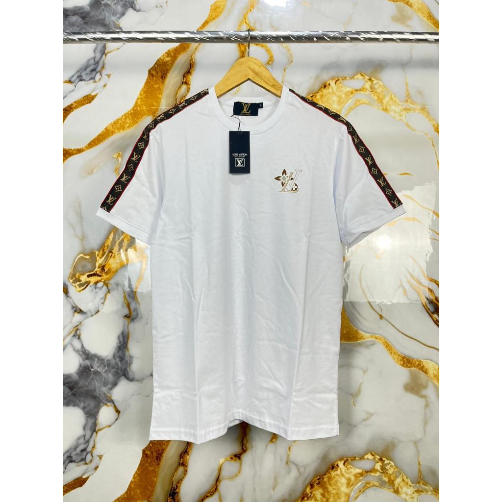 Kaos Pria Lis bahu Lv Lengan Pendek Kaos Katun Premium