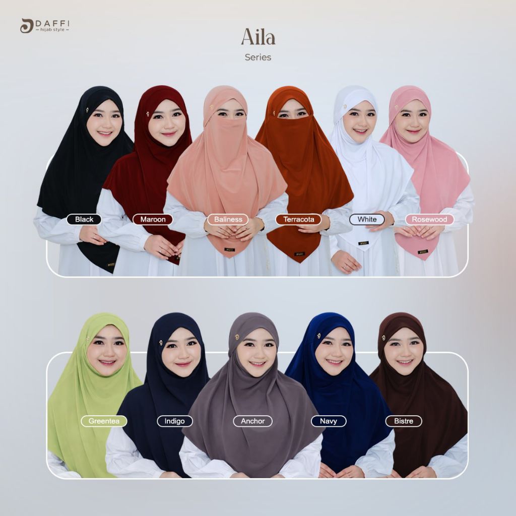 AILA JILBAB INSTAN BY DAFFI HIJAB