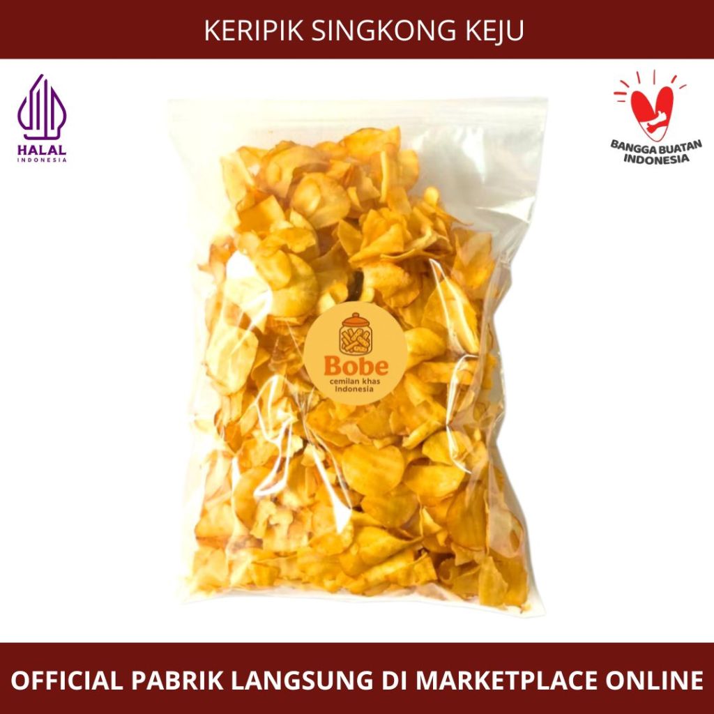 [Toko Kue Bobe] - Keripik Singkong Keju - Snack Kiloan