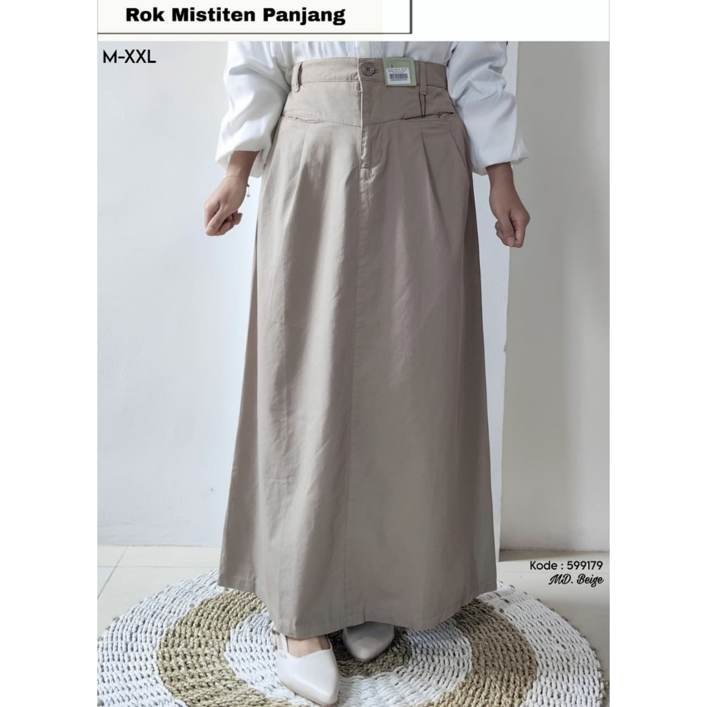 Mistiten - Rok Panjang Md Beige