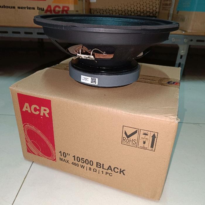 Speaker 10 inch ACR 10500 Black 400 watt Middle Original Speaker ACR 10″ ACR 10500 Black Middle 400w