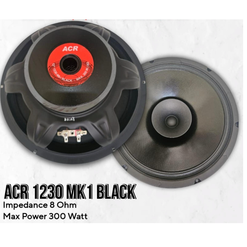 Speaker ACR 1230 MKI BLACK - Fullrange / ACR 12 inch 1230 MK1 Black