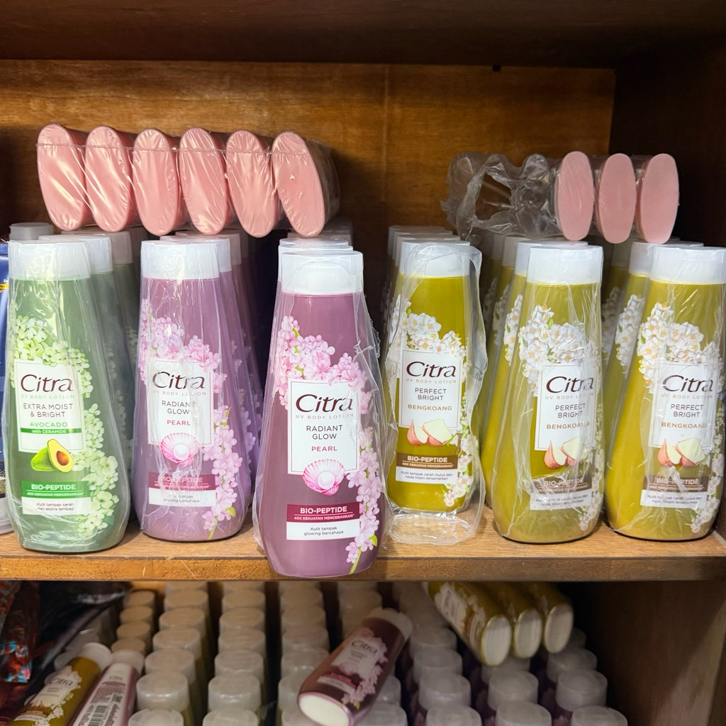 Citra Lotion Pearl Mutiara, Bengkoang, Mangir, Avocado, Sakura 210 ml Hand Body Lotion Citra