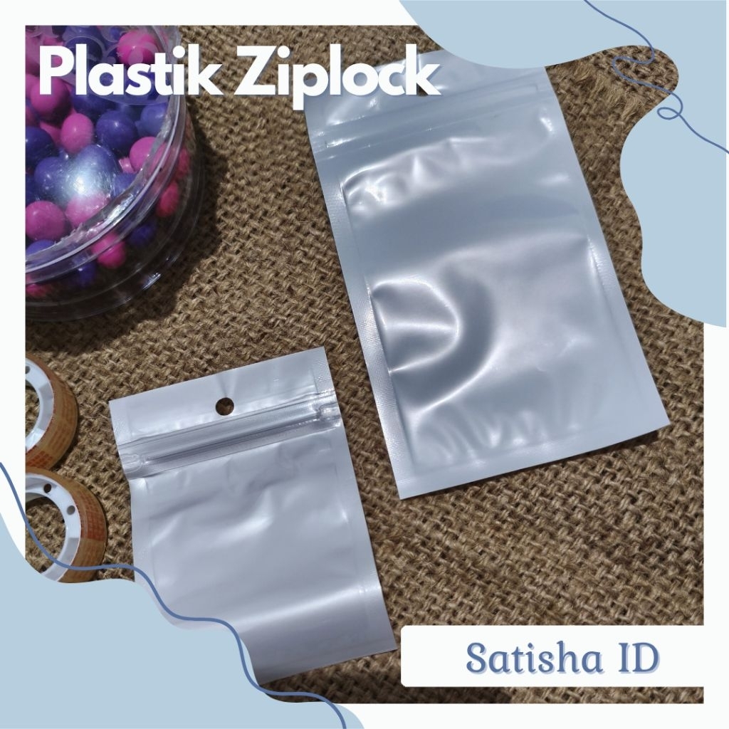 Plastik Ziplock isi ±50 lbr plastik klip plastik aksesoris Ziplock tebal