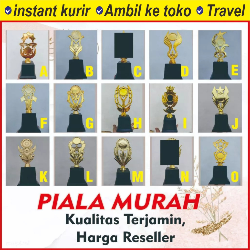 piala murah / piala lomba / piala juara kelas langsung dikiriim