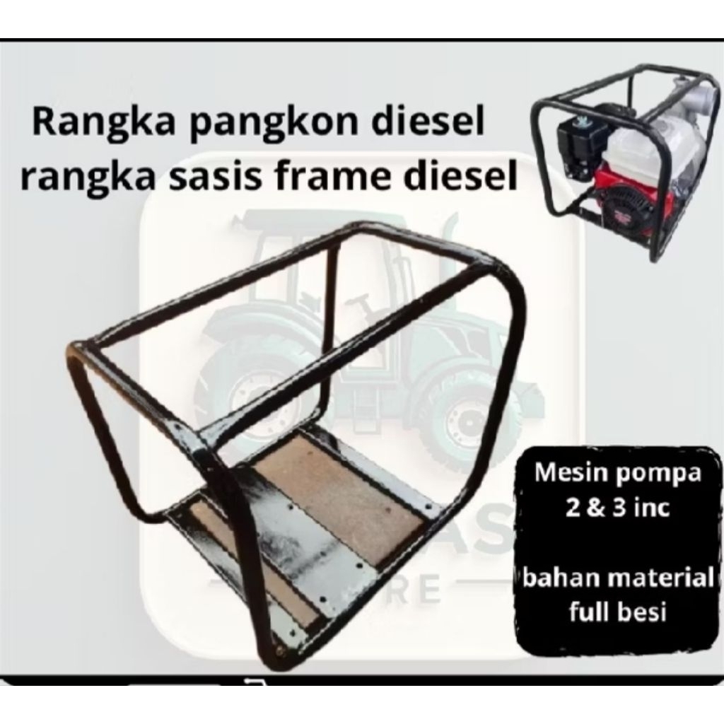 kerangka pompa Alkon 2inch dan 3inch / Rangka pompa Alkon 2inch dan 3inch bahan fuul besi