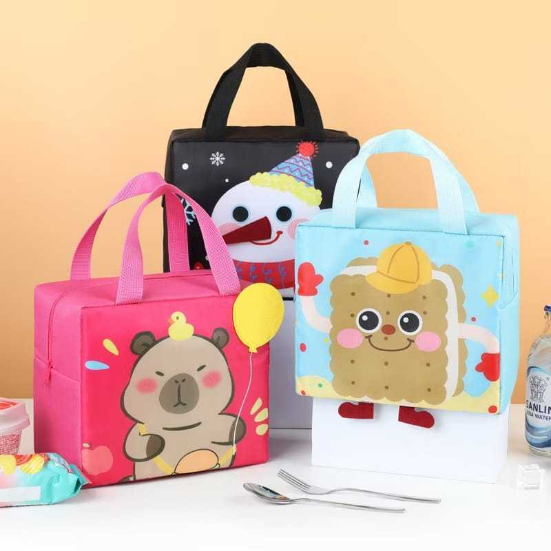 Tas Bekal Anak Karakter Lucu – Lunch Bag Anak Perempuan & Laki-laki