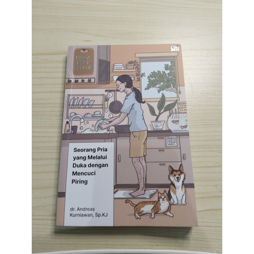 Seorang Pria yang Melalui Duka dengan Mencuci Piring (preloved)