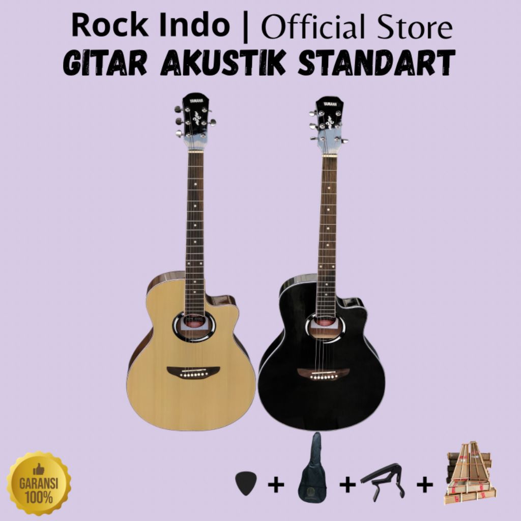Gitar Akustik Yamaha Apx Custom Gitar Senar String Pemula Tanem Besi