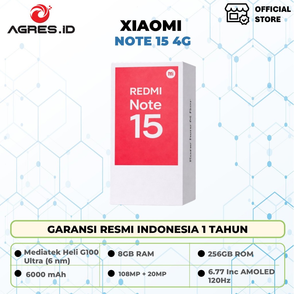 Xiaomi Redmi Note 15 4G 8GB / 256GB AMOLED 120Hz 6000 mAh