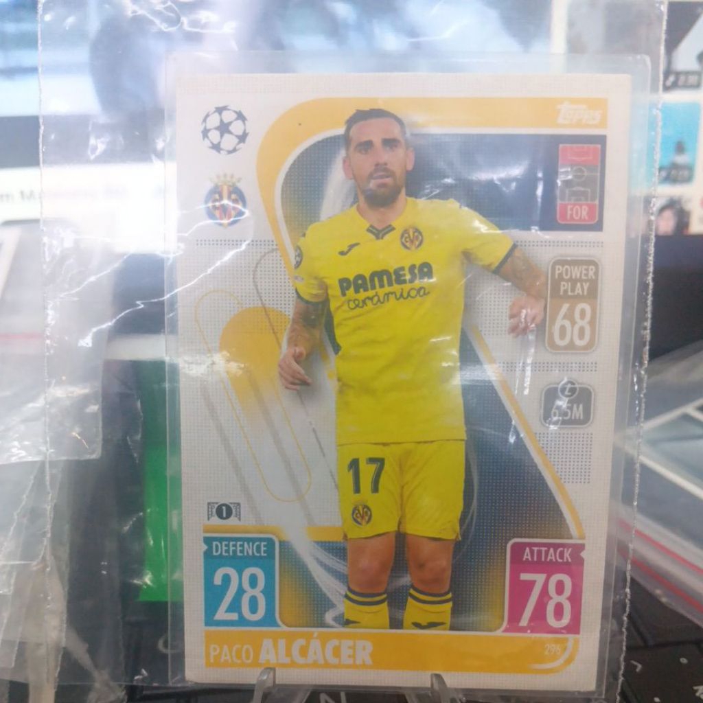 kartu bola match attax ucl 2021/2022 Villarreal