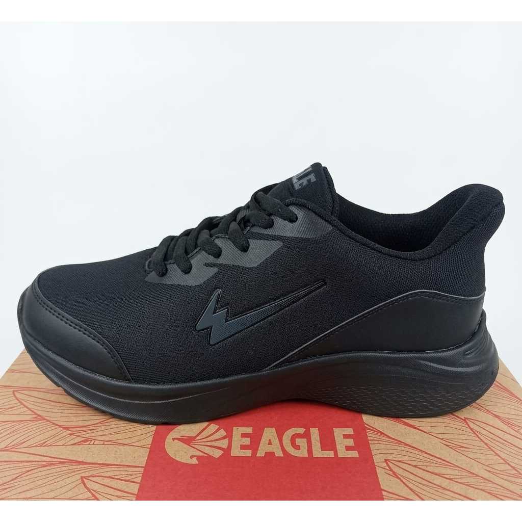 EAGLE AVATAR HITAM/HITAM ORIGINAL - SEPATU SEKOLAH, LIFESTYLE, WORKING