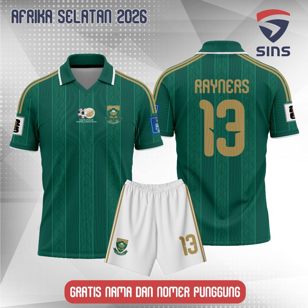 JERSEY REPLIKA TIMNAS AFRIKA SELATAN 2026