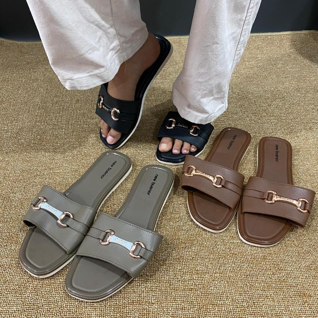 27001 Sandal Terbaru Sendal Slop Sendal Wanita variasi Tulang Nyaman Dan Empuk Cocok untuk Berpergia