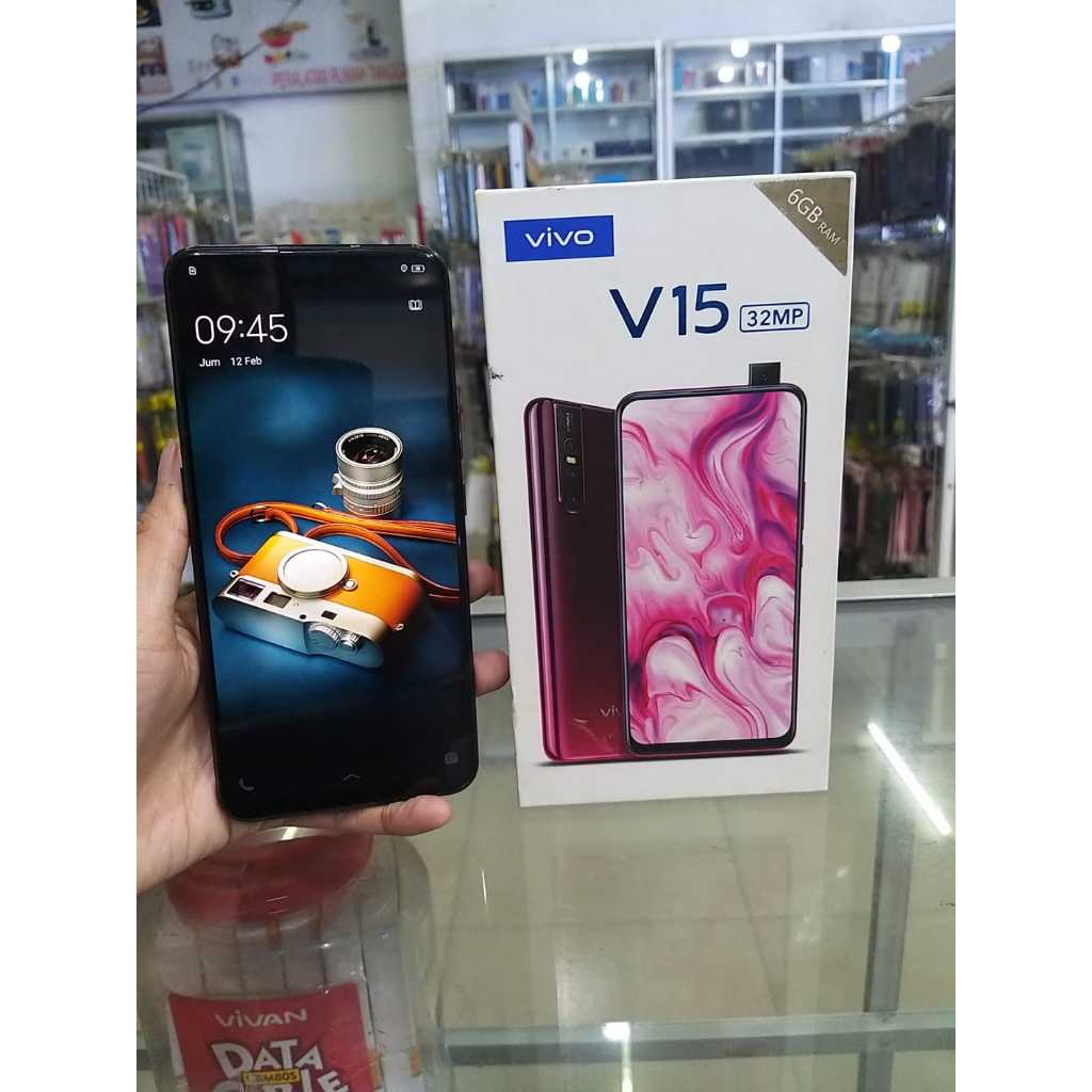 VIVO V15 6/64 SECOND RAM 6GB INTERNAL 64GB SEKEN BEKAS FULL SETT