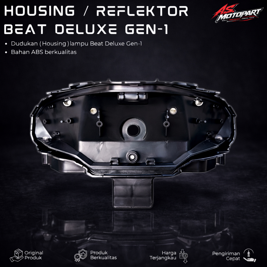 DUDUKAN LAMPU BELAKANGHOSUING/REFLEKTOR LAMPU BELAKANG BEAT DELUXE 2020-2025 HOUSING/DUDUKAN LAMPU B