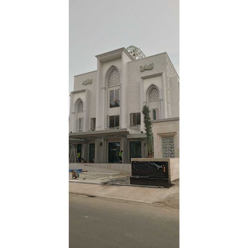 DINDING MASJID GRC KRAWANGAN MOTIF UKIRAN ELEGAN DAN BERKELAS