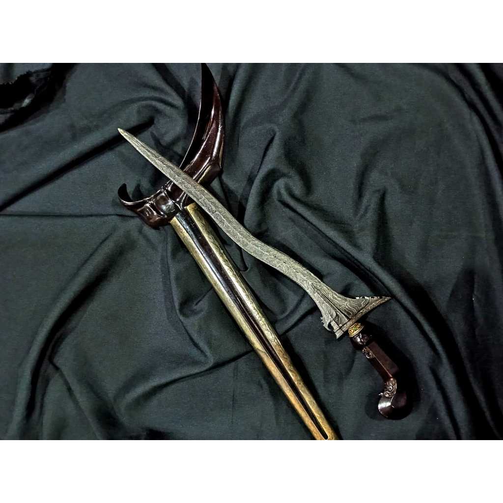 keris Jangkung Segoro Winotan pamor Largangsir | Keris sepuh pamor Miring