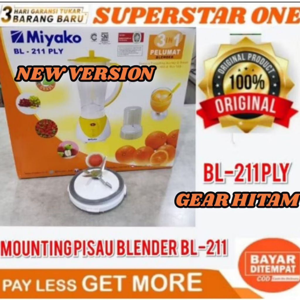 pisau mounting blender miyako bl-211 ply new version