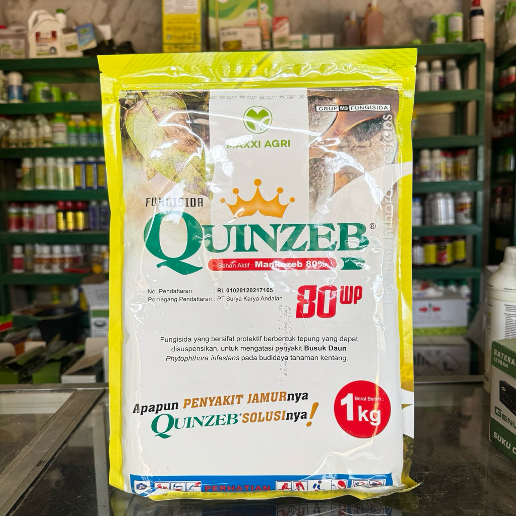 Fungisida Quinzeb 80 WP 1 Kg - Mancozeb Fungisida Pengendali Jamur