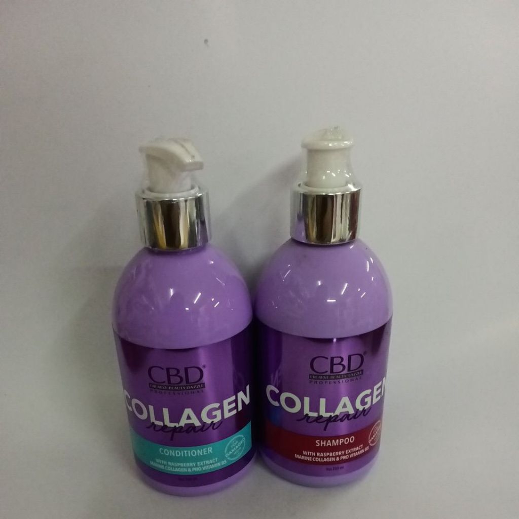 CBD collagen shampo, CBD collagen conditioner