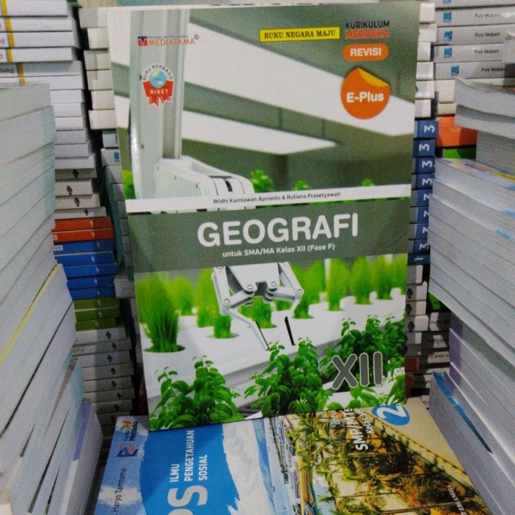 BUKU BEKAS E-PLUS MEDIATAMA SMA KELAS 12 GEOGRAFI