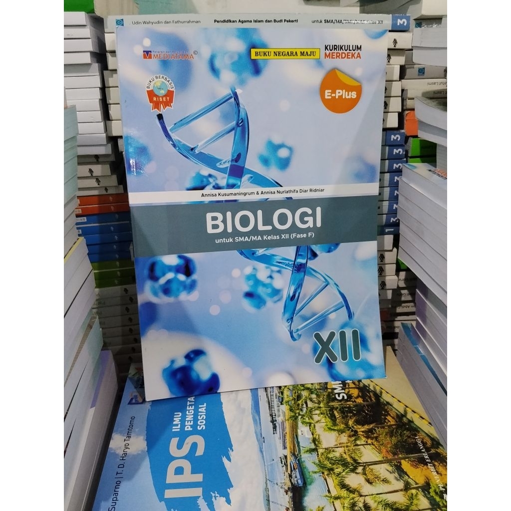 BUKU BEKAS MEDIATAMA E-PLUS BIOLOGI SMA KELAS 12
