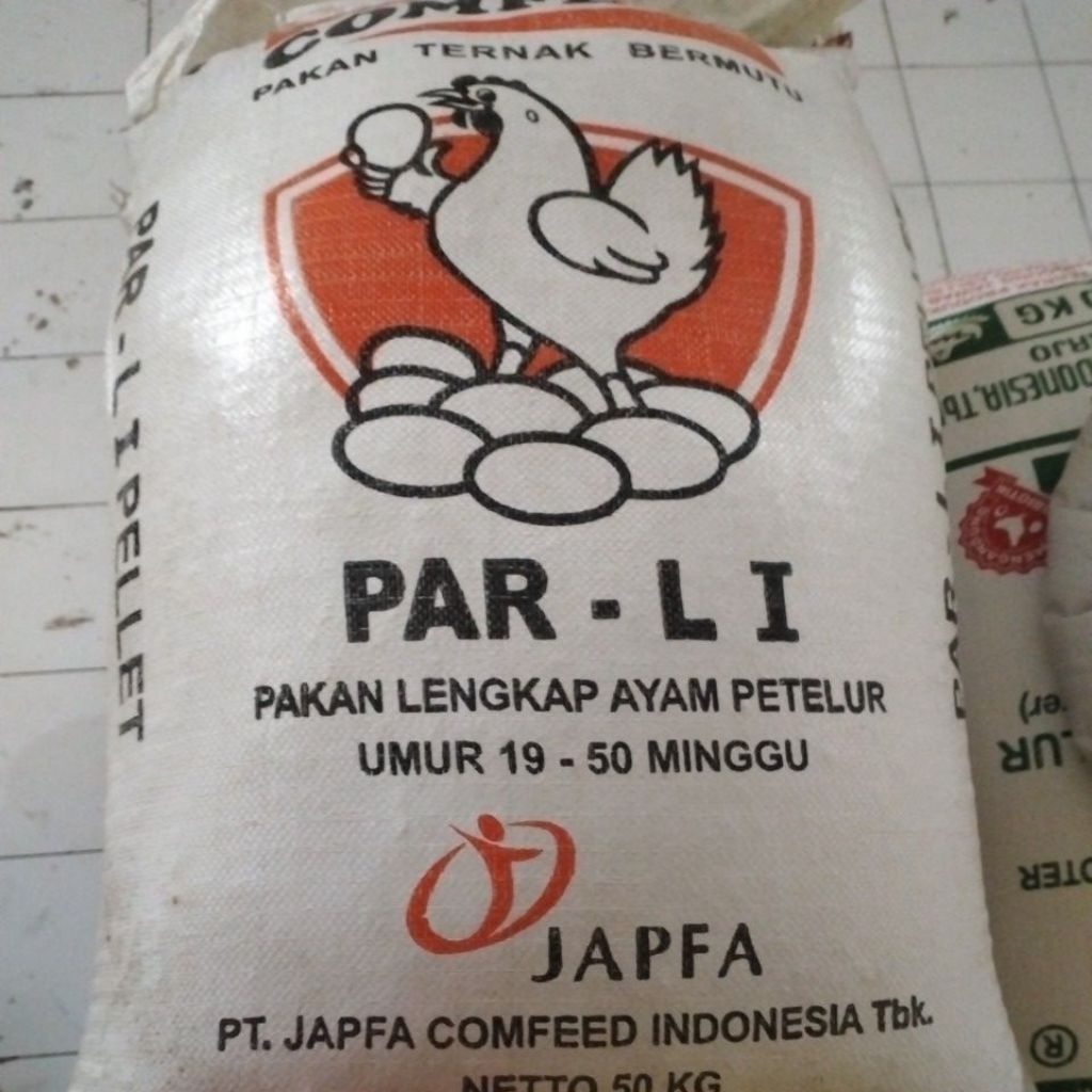 PAR-LI Comfeed PELLET Pakan Ayam Petelur 50 KG