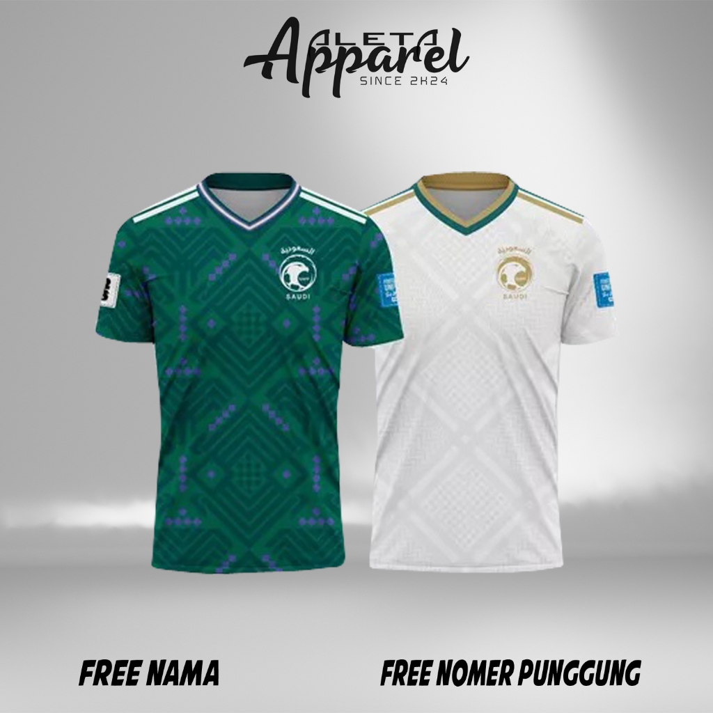 Jersey Saudi Arabia Home Away Piala Dunia 2026