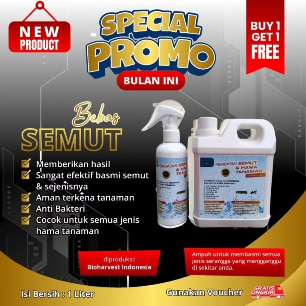 PEMBASMI SEMUT 250ML ||  SEMUT HAMA TANAMAN || TIDAK MERUSAK TANAMAN