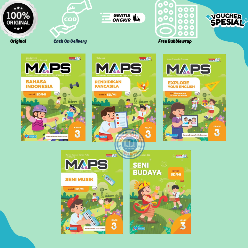Buku Kelas 3 SD Penerbit Masmedia Kurikulum Merdeka