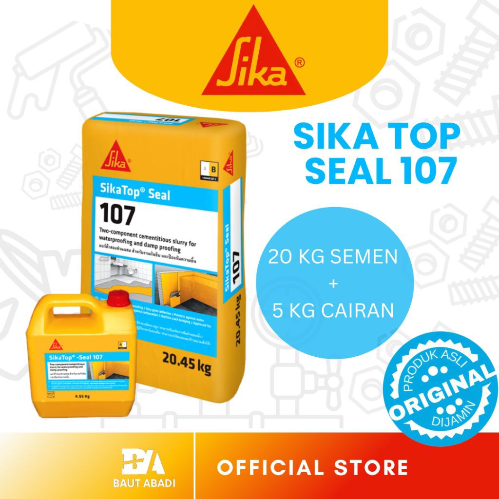 Sika Top Seal 107 25 kg Waterproofing