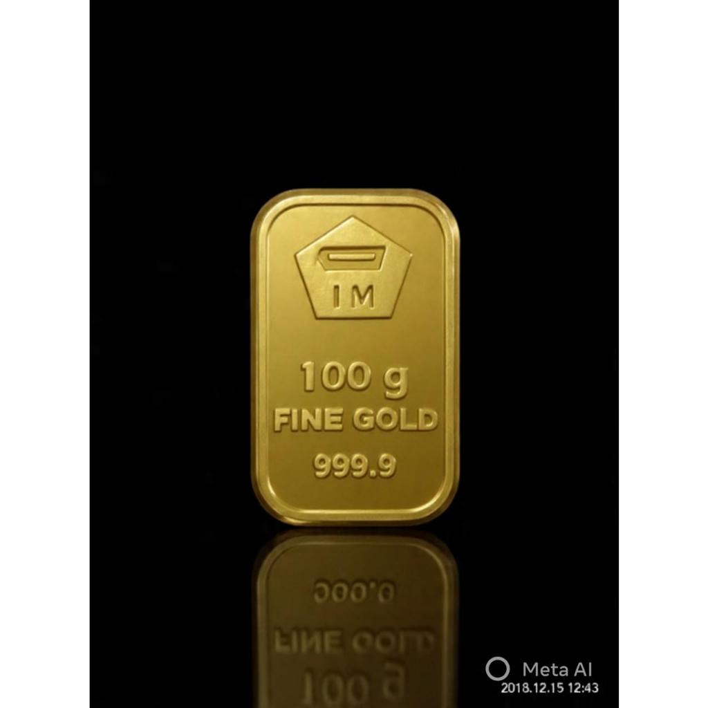 Emas batangan replika fine gold 100gr