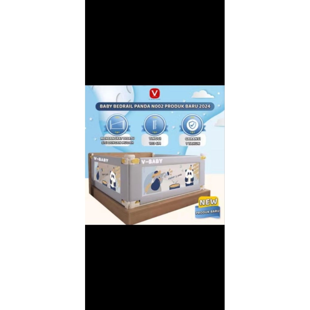 V-BABY CARE Baby Bedrail Lebar 180cm,  Tinggi 103 cm,