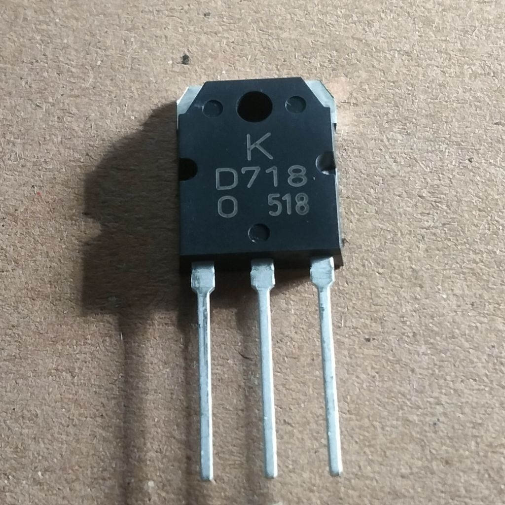 TRANSISTOR TR D718 KD718 KD 718 NOMER SATU