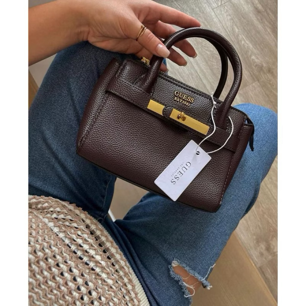 NEW 2025 GUESS ENISA HIGH SOCIETY SATCHEL
