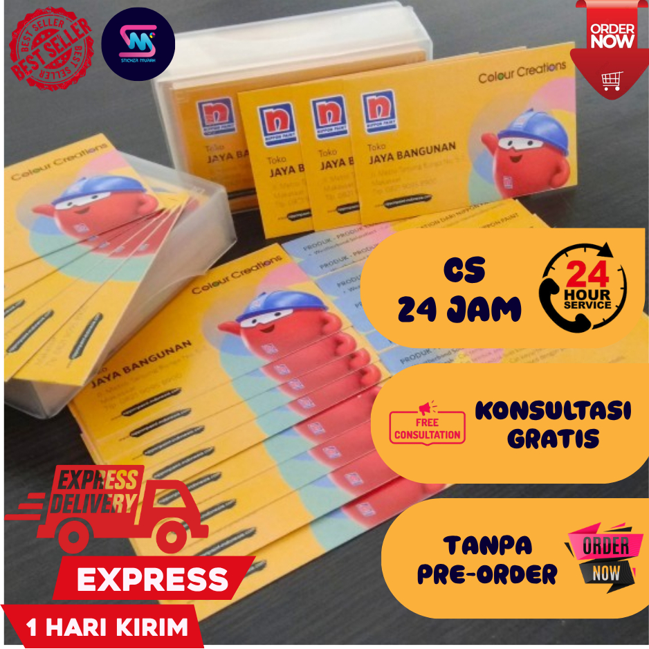 Cetak Print A3+ Color Warna Art Paper Poster Flyer Brosur Kartu Nama Tc Card Label Undangan