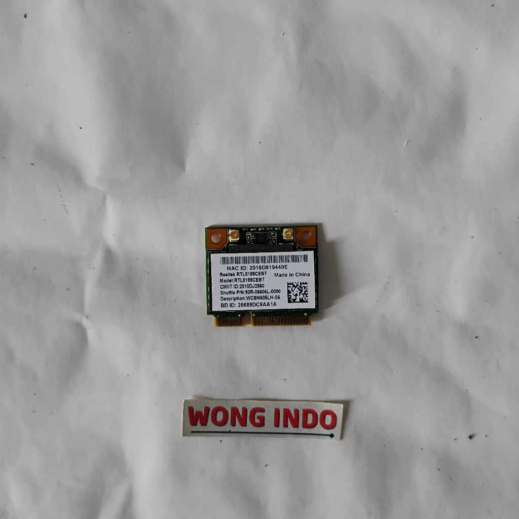 wifi card laptop Axioo neon BNE