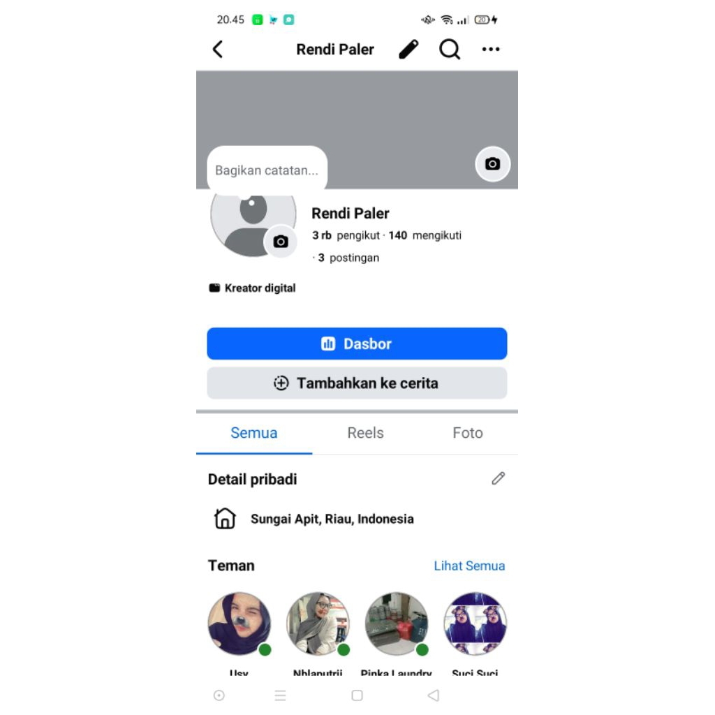 Akun Facebook Premium Usia Lama Sudah Verifikasi V2