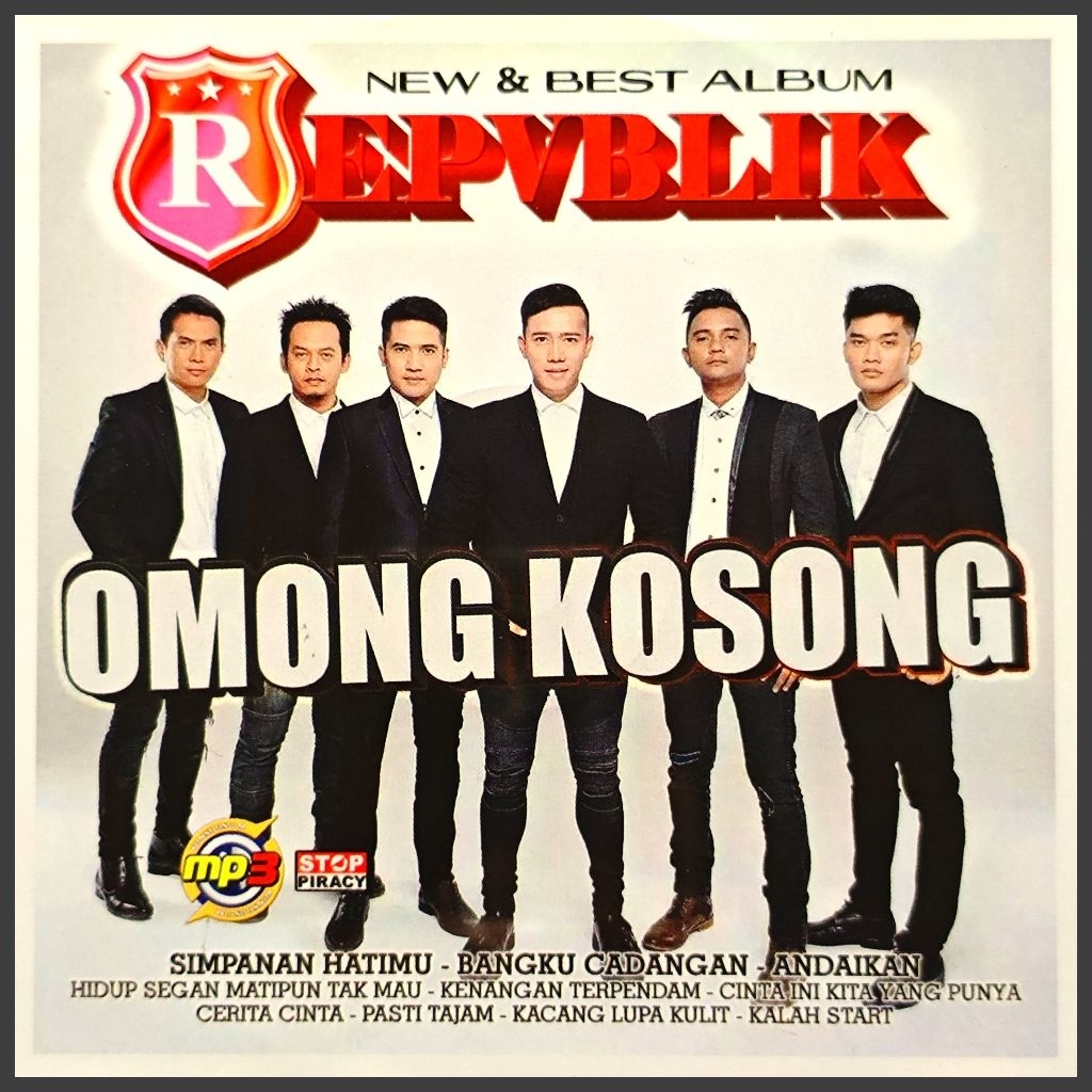 Kaset MP3 Audio Lagu Pop Indonesia Repvblik Band - Armada Album Edisi Pilihan Terlaris