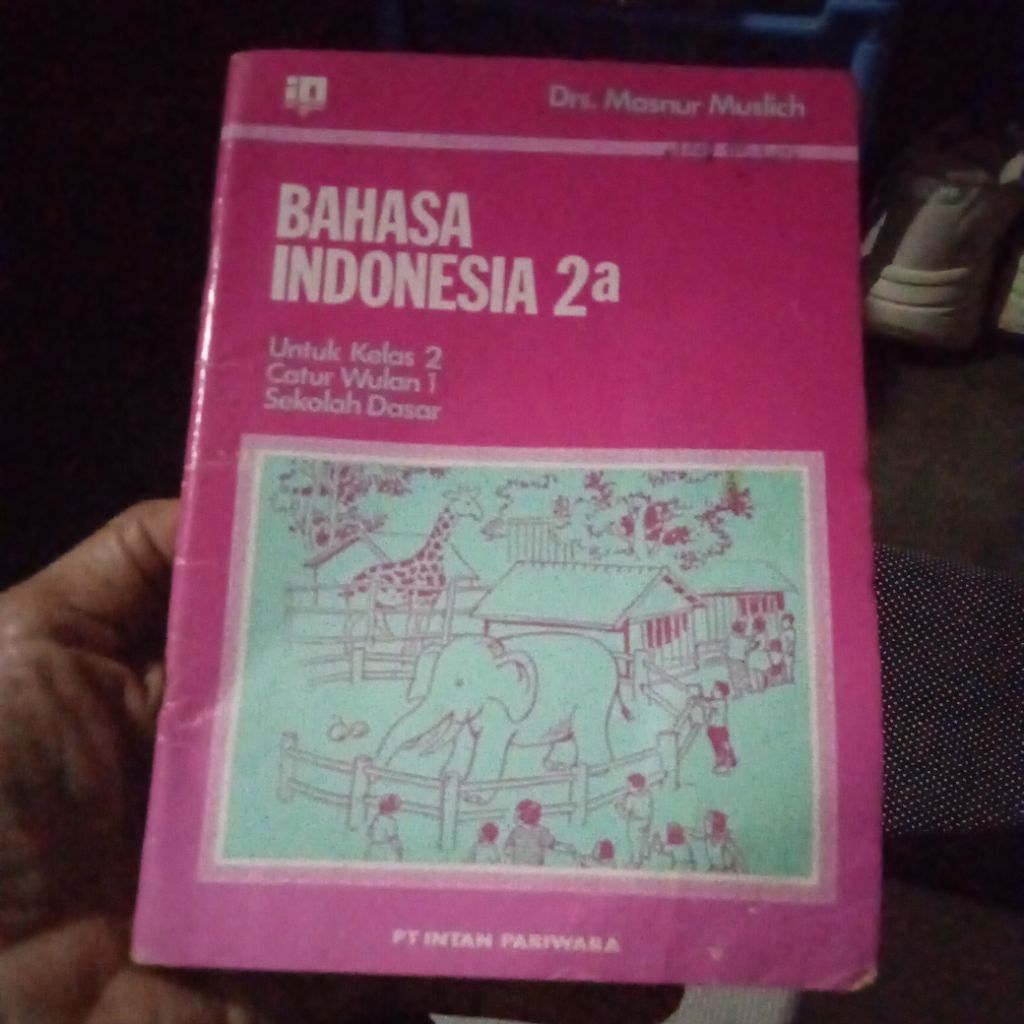 buku Bahasa Indonesia 2a untuk kelas 2 Cawu 1 SD, buku original jadul