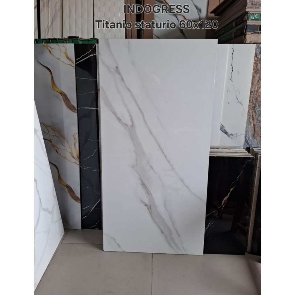 Granit lantai 60x120.Titanio staturio/Indogress