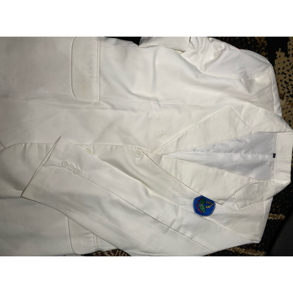 (preloved) jas putih polije