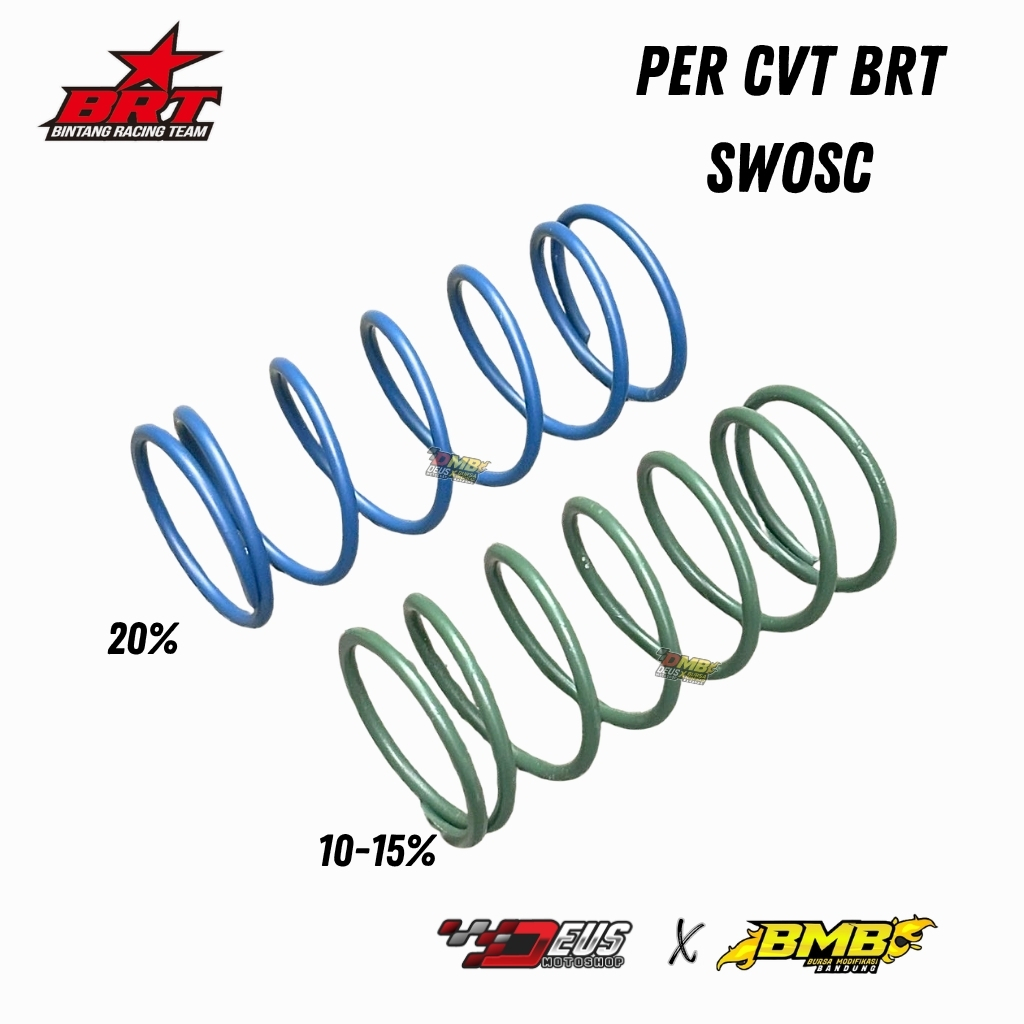 Per CVT BRT Racing Nmax/ Aerox/ Lexi Old / Mio M3/ 1500 2000 RPM Original / 1500RPM 2000RPM