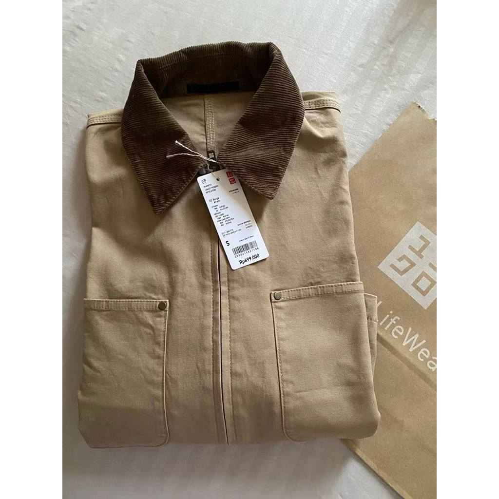 Uniqlo Zip Up Short Jacket - Size S