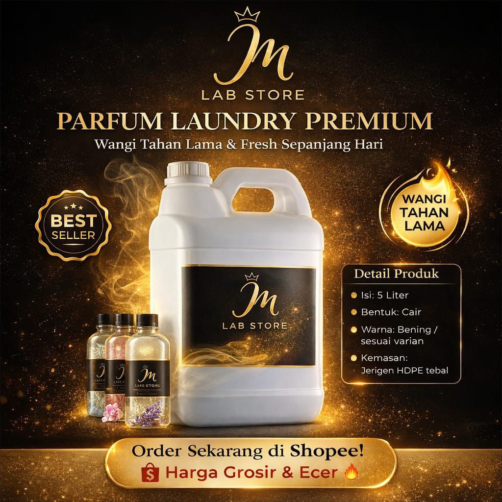 Parfum Laundry 5Liter / Pewangi Laundry / Parfum Laundry Premium / Parfum Pakaian