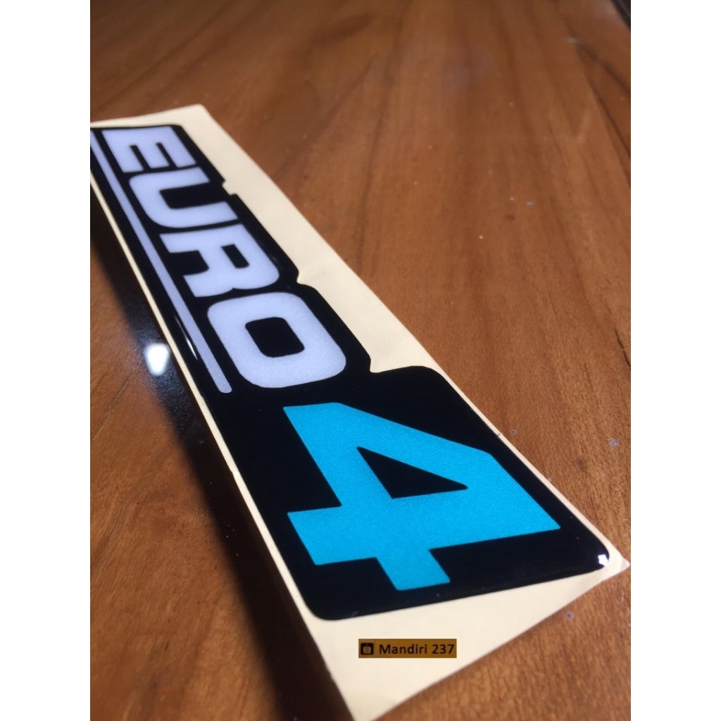 stiker timbul resin EURO 4