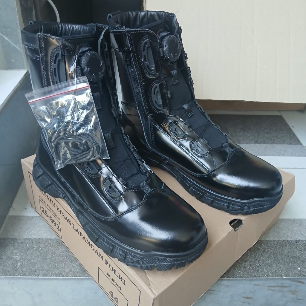 SEPATU PDL JATAH POLRI PUTAR TERBARU / SEPATU PDL TNI POLRI