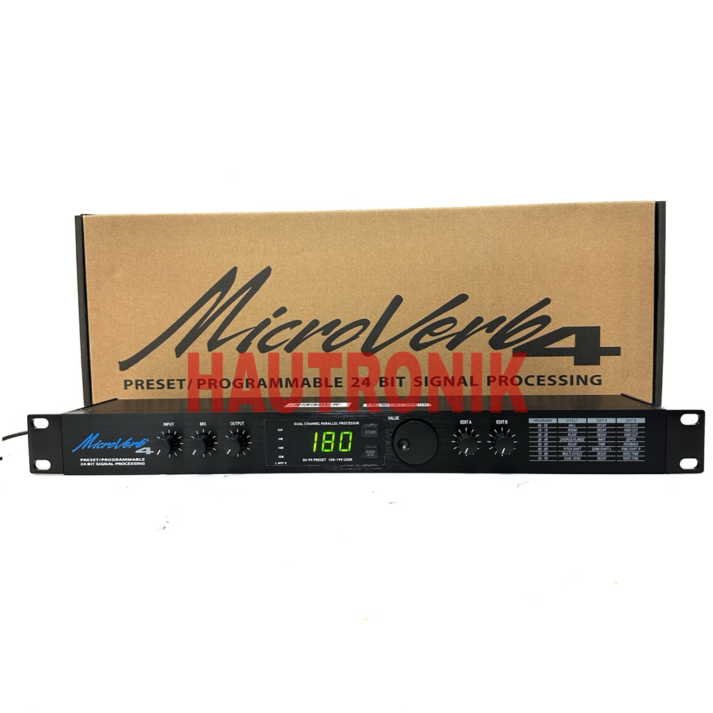 Effect Vocal  Microverb 4 TAIWAN Made in TAIWAN  Original asli Made TAIWAN