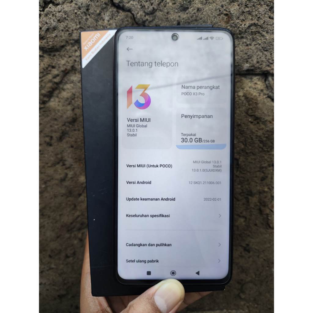 Jual POCO X3 Pro 8/256 GB Fullset Garansi Resmi